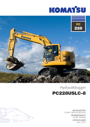 Верижни екскаватори Komatsu PC228US-LC-8