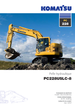 Верижни екскаватори Komatsu PC228US-LC-8