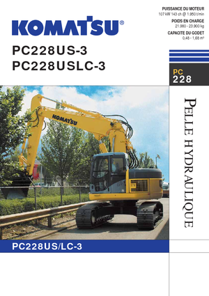 Верижни екскаватори Komatsu PC228US-LC-3
