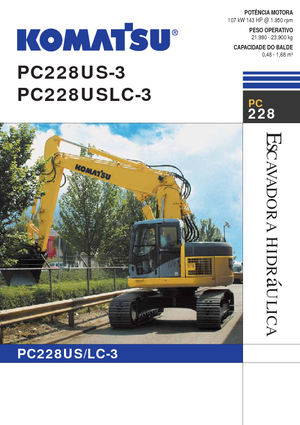 Верижни екскаватори Komatsu PC228US-LC-3