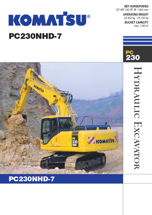 Верижни екскаватори Komatsu PC230NHD-7