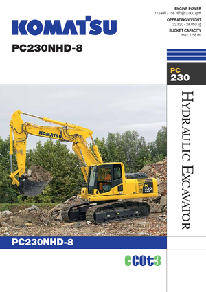 Верижни екскаватори Komatsu PC230NHD-8