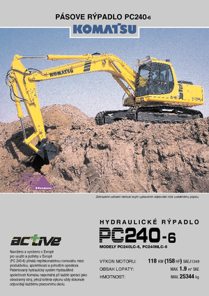 Верижни екскаватори Komatsu PC240LC-6 active Plus