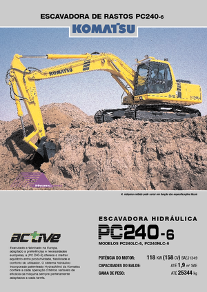 Верижни екскаватори Komatsu PC240NLC-6 active Plus