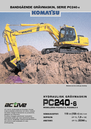 Верижни екскаватори Komatsu PC240NLC-6 active Plus