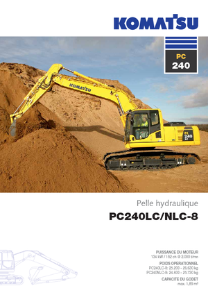 Верижни екскаватори Komatsu PC240NLC-8
