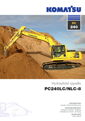 Верижни екскаватори Komatsu PC240NLC-8