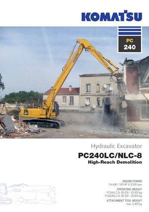 Верижни екскаватори Komatsu PC240LC-8