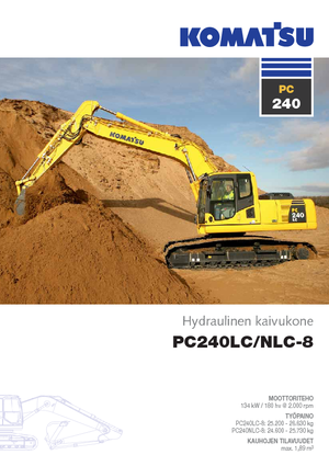 Верижни екскаватори Komatsu PC240NLC-8