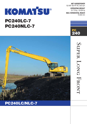 Верижни екскаватори Komatsu PC240NLC-7