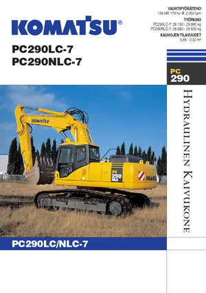 Верижни екскаватори Komatsu PC290LC-7