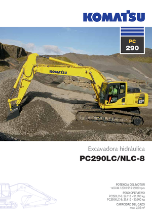 Верижни екскаватори Komatsu PC290LC-8