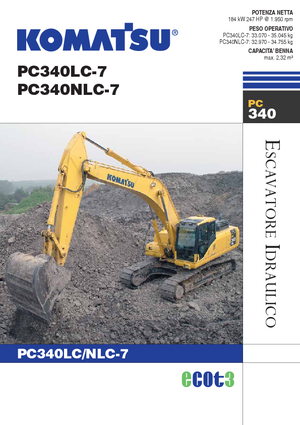 Верижни екскаватори Komatsu PC340NLC-7