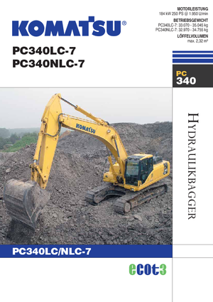 Верижни екскаватори Komatsu PC340NLC-7