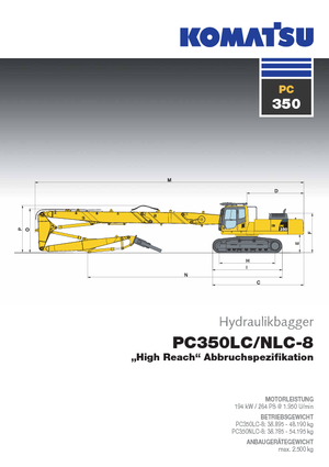 Верижни екскаватори Komatsu PC350HRD-8