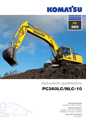 Верижни екскаватори Komatsu PC360LC-10