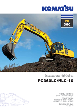 Верижни екскаватори Komatsu PC360LC-10