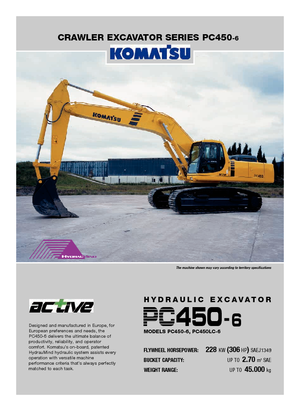 Верижни екскаватори Komatsu PC450LC-6