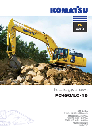 Верижни екскаватори Komatsu PC490LC-10