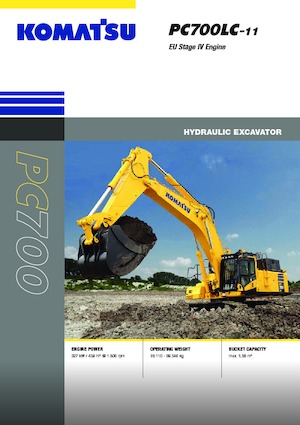 Верижни екскаватори Komatsu PC700LC-11E0