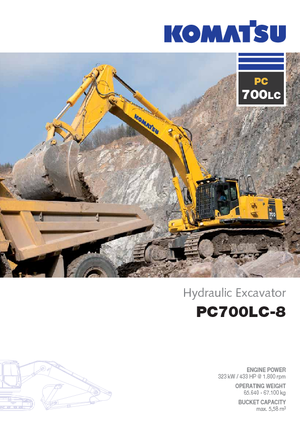 Верижни екскаватори Komatsu PC700LC-8