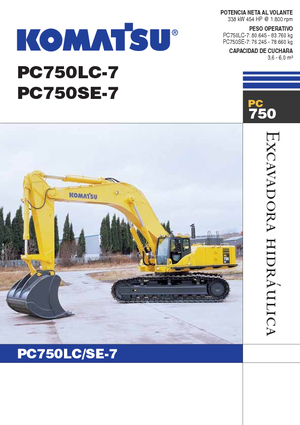 Верижни екскаватори Komatsu PC750LC-7