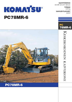 Верижни екскаватори Komatsu PC78MR-6