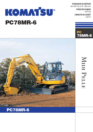 Верижни екскаватори Komatsu PC78MR-6