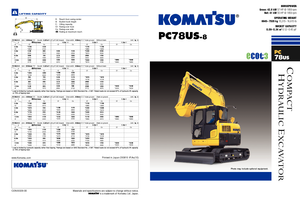 Верижни екскаватори Komatsu PC78US-8