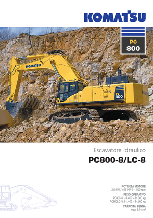 Верижни екскаватори Komatsu PC800-8 E0