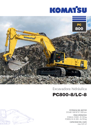 Верижни екскаватори Komatsu PC800-8 E0