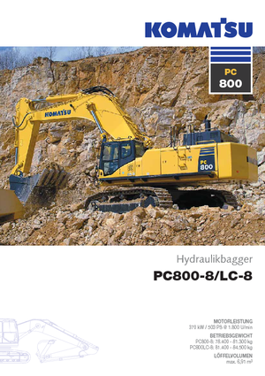 Верижни екскаватори Komatsu PC800-8 E0