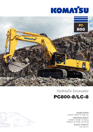 Верижни екскаватори Komatsu PC800LC-8 E0