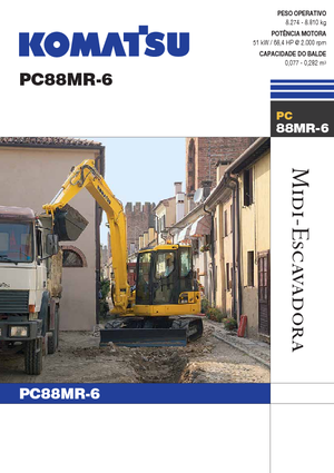 Верижни екскаватори Komatsu PC88MR-6