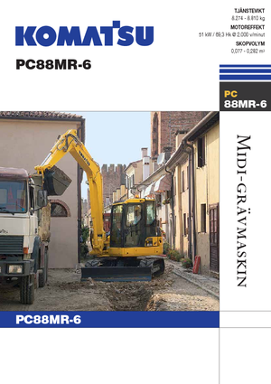 Верижни екскаватори Komatsu PC88MR-6