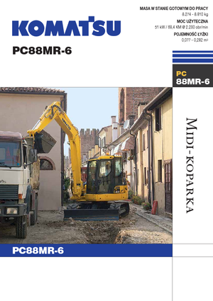 Верижни екскаватори Komatsu PC88MR-6