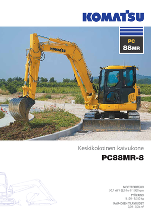 Верижни екскаватори Komatsu PC88MR-8