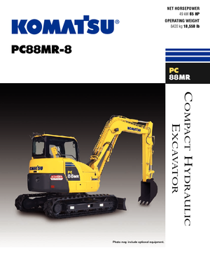 Верижни екскаватори Komatsu PC88MR-8