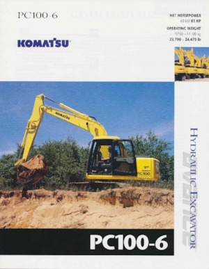 Верижни екскаватори Komatsu PC100-6