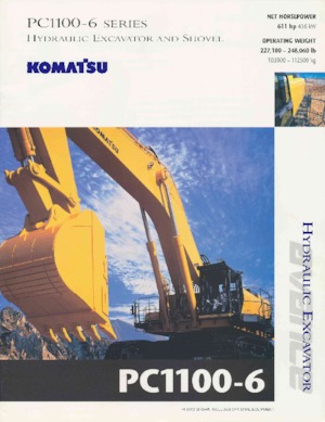 Верижни екскаватори Komatsu PC1100-6