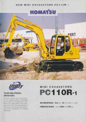 Верижни екскаватори Komatsu PC110R-1