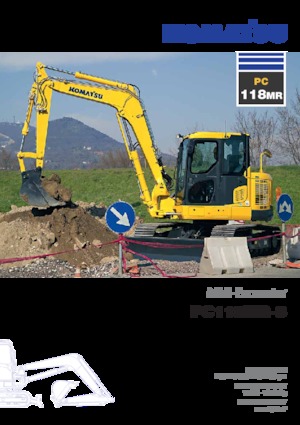 Верижни екскаватори Komatsu PC118MR-8