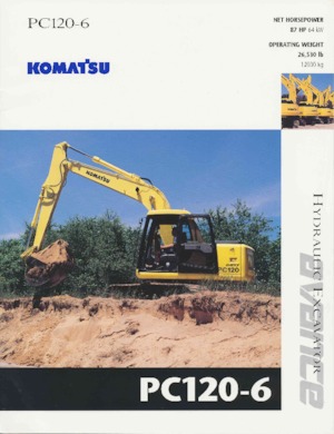 Верижни екскаватори Komatsu PC120-6