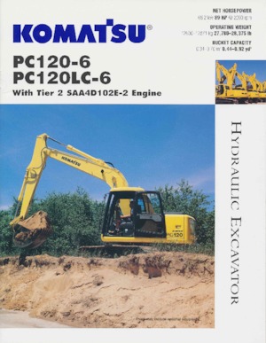 Верижни екскаватори Komatsu PC120-6