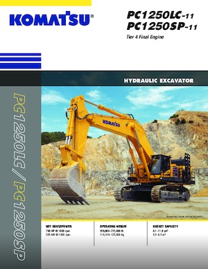 Верижни екскаватори Komatsu PC1250LC-11