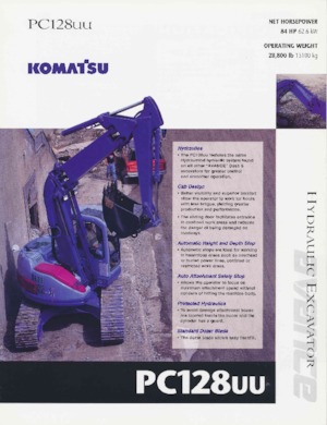 Верижни екскаватори Komatsu PC128UU