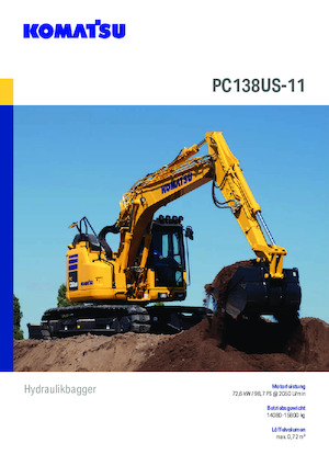 Верижни екскаватори Komatsu PC138US-11E0