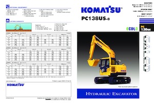 Верижни екскаватори Komatsu PC138US-8