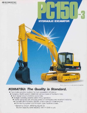 Верижни екскаватори Komatsu PC150-3