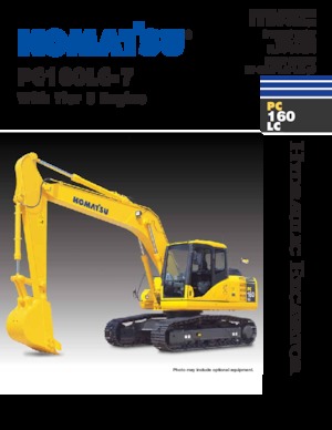 Верижни екскаватори Komatsu PC160LC-7